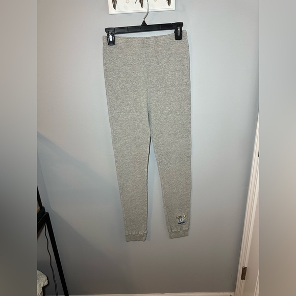 Vintage Disney Store Grumpy Dwarf Pajama Set Womens Sz Small/Medium Gray Thermal - Picture 5 of 11